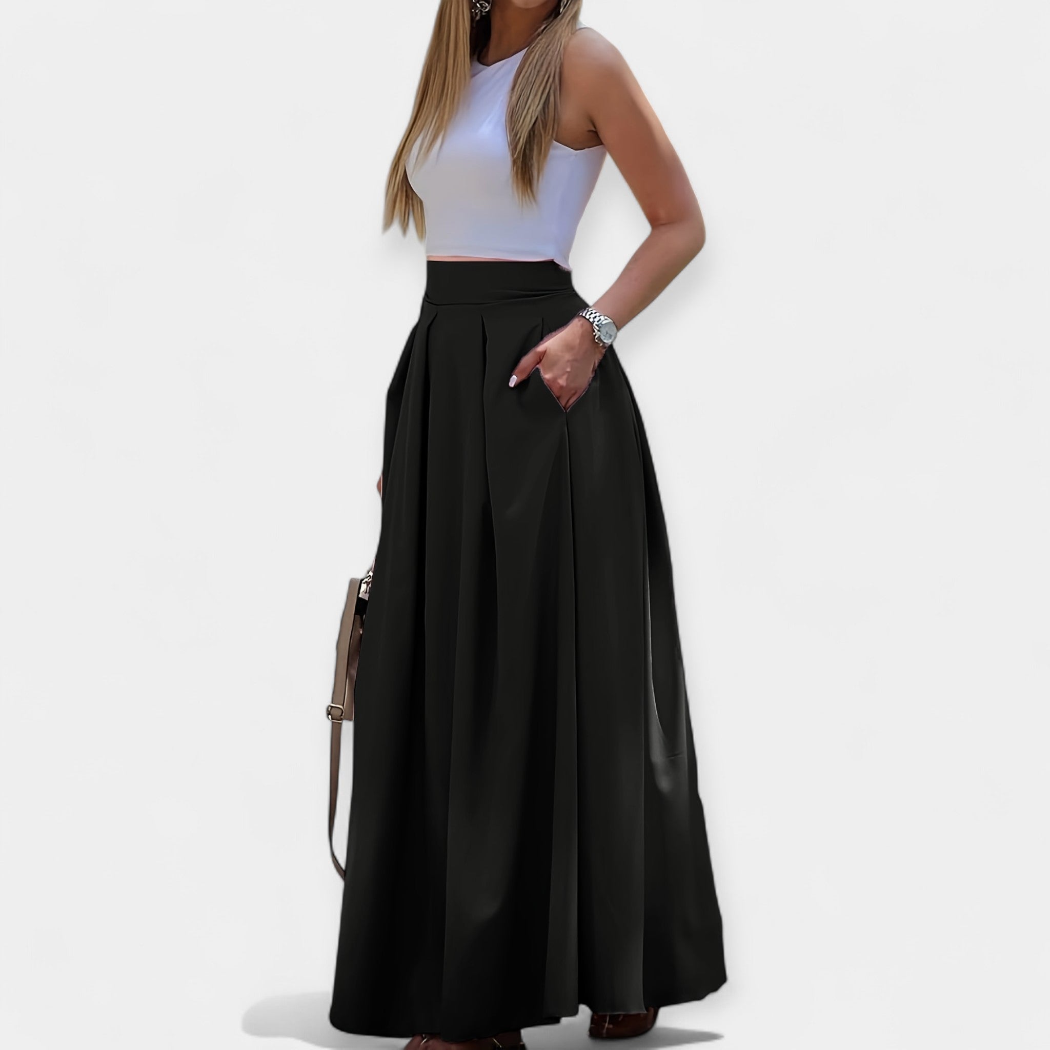 Maja | Elegáns időtlen midi szoknya