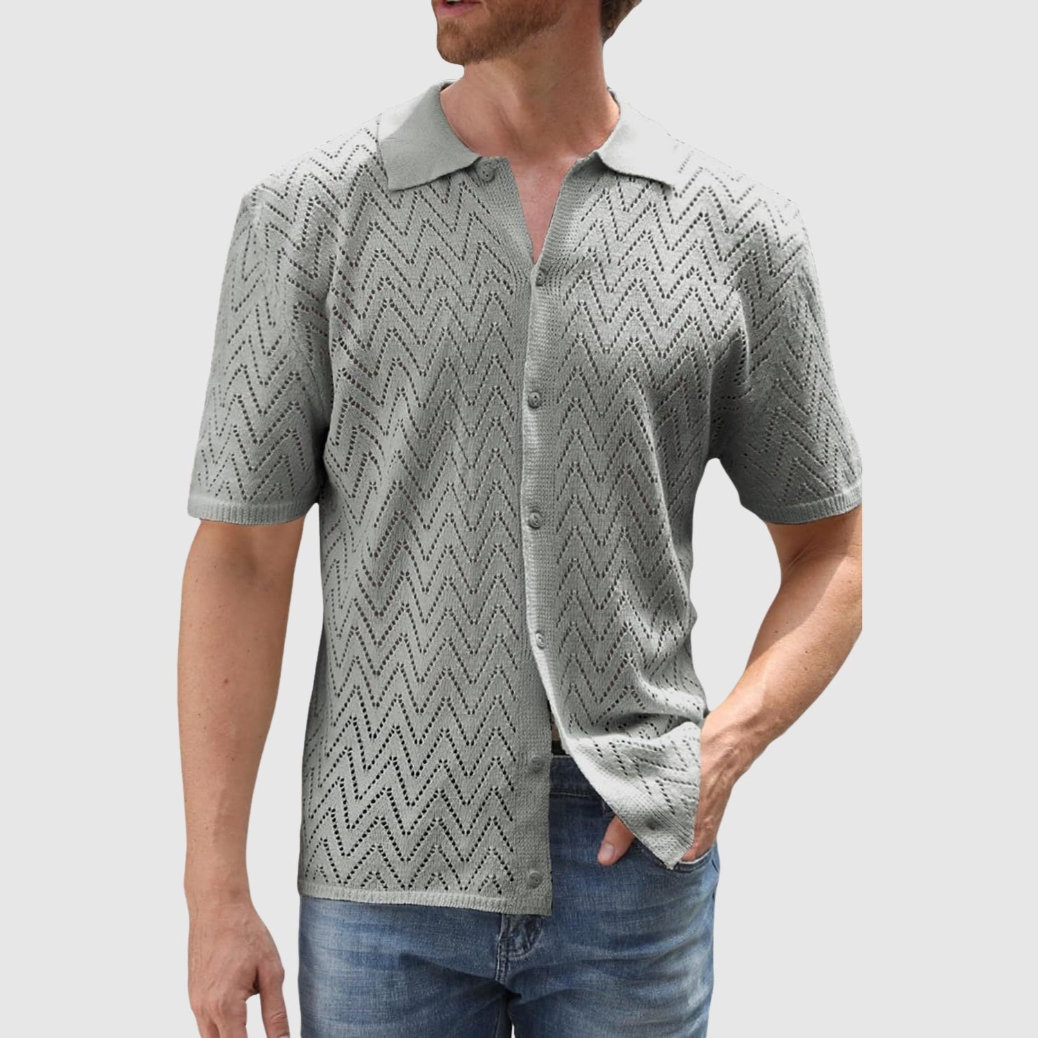 Árpád | Zsinórmintás modern elegáns póló