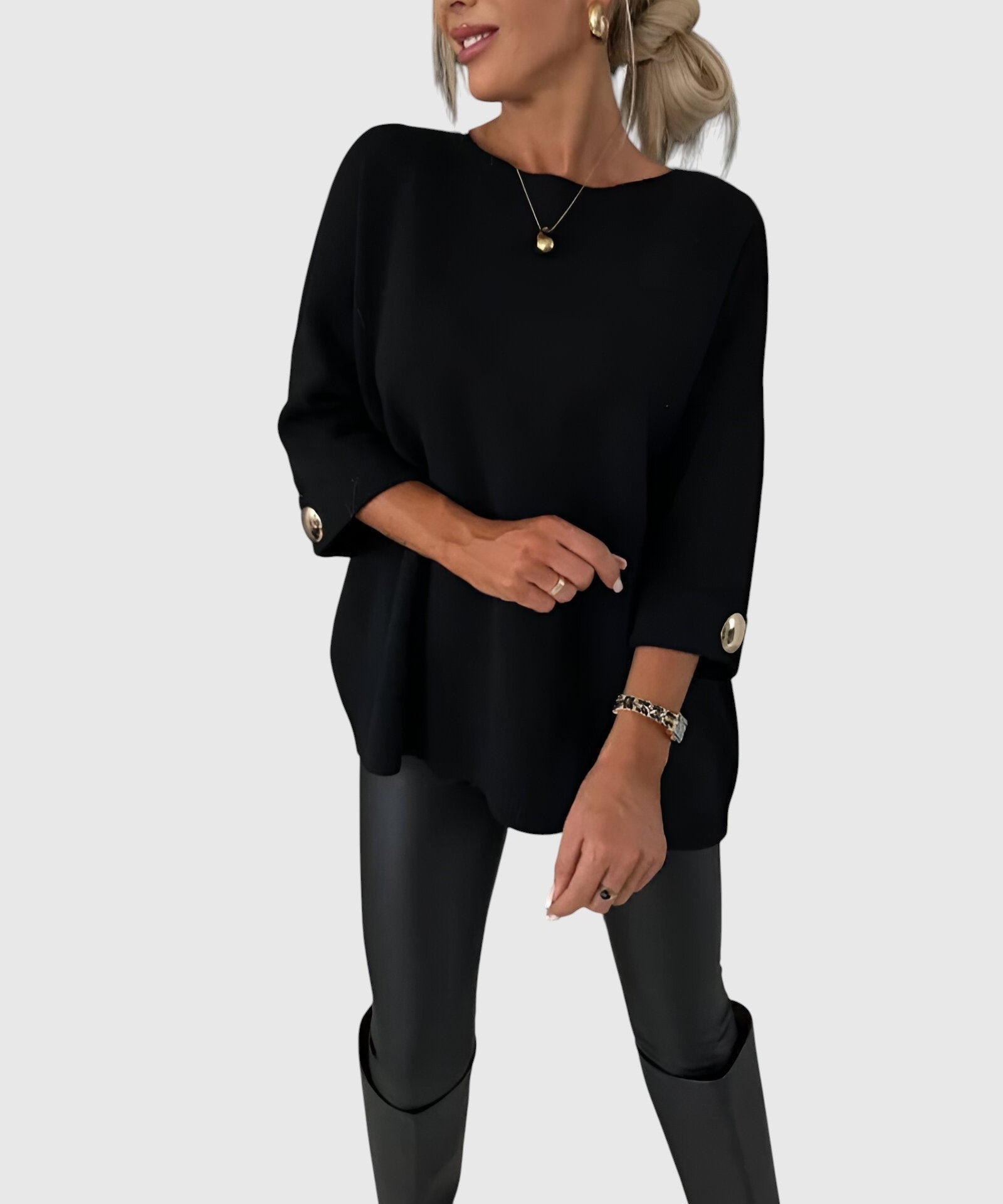 Janel | Laza elegáns pulóver mindennapokra