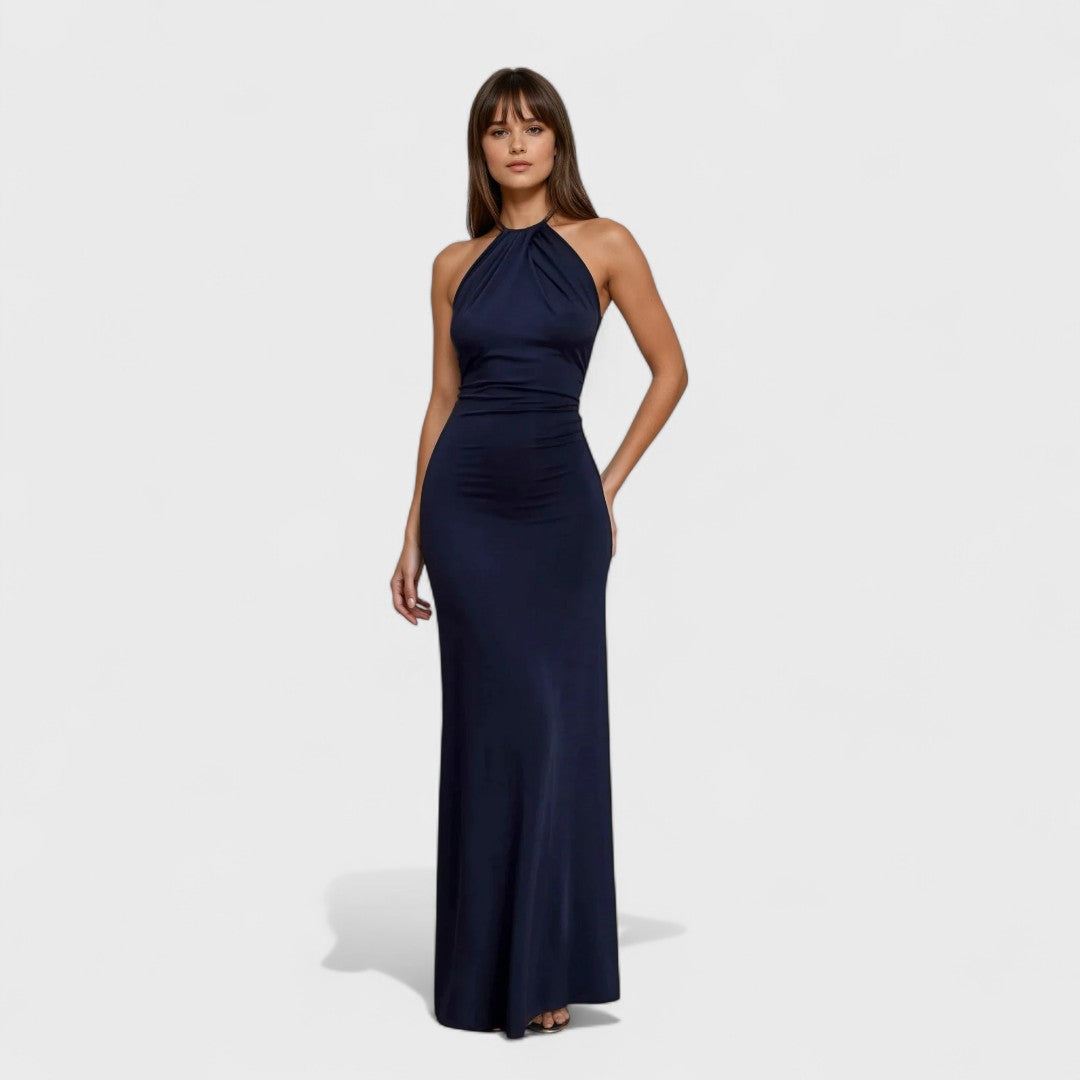 Elina | Elegáns halter dekoltázsú ruha