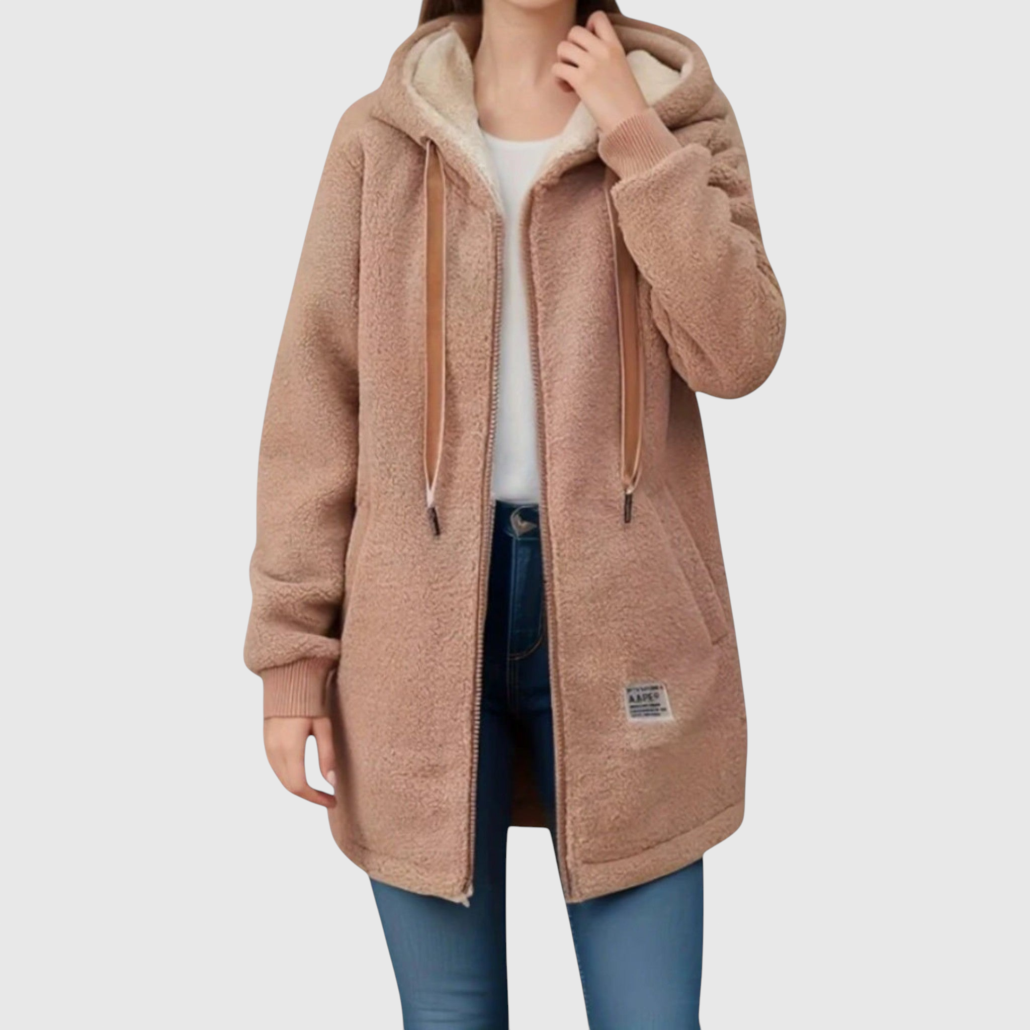 Szeléna | Stílusos meleg fleece dzseki