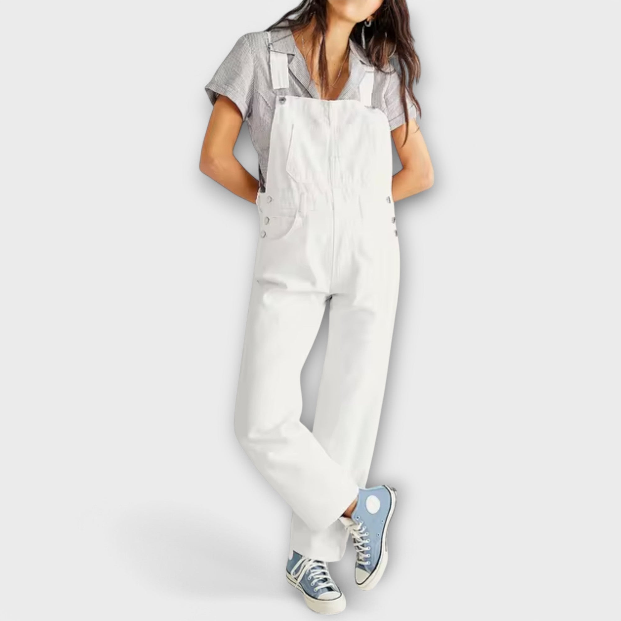 Shaira | Szabad stílusú farmer overall