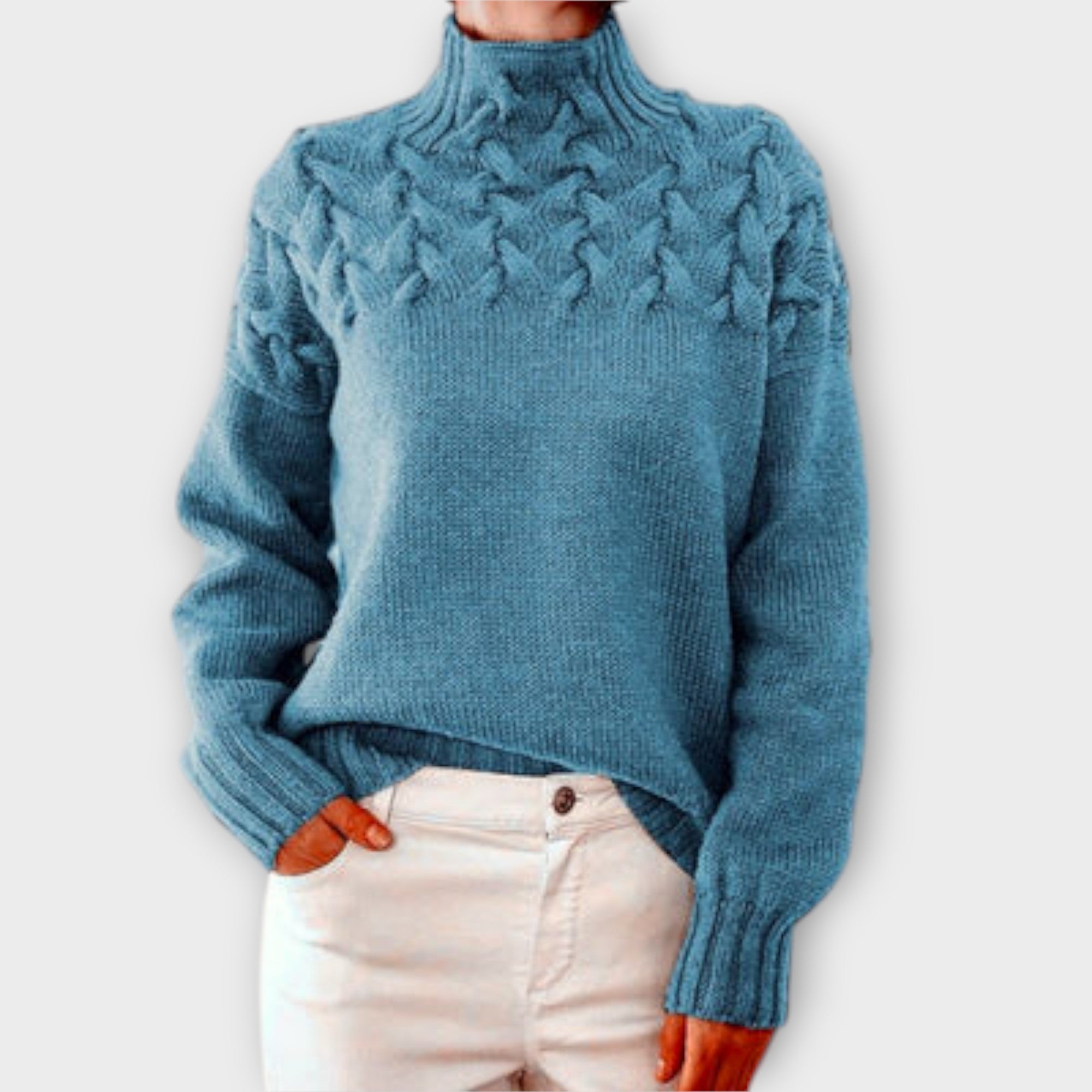 Éva | Kötött női pulóver elegáns kényelem