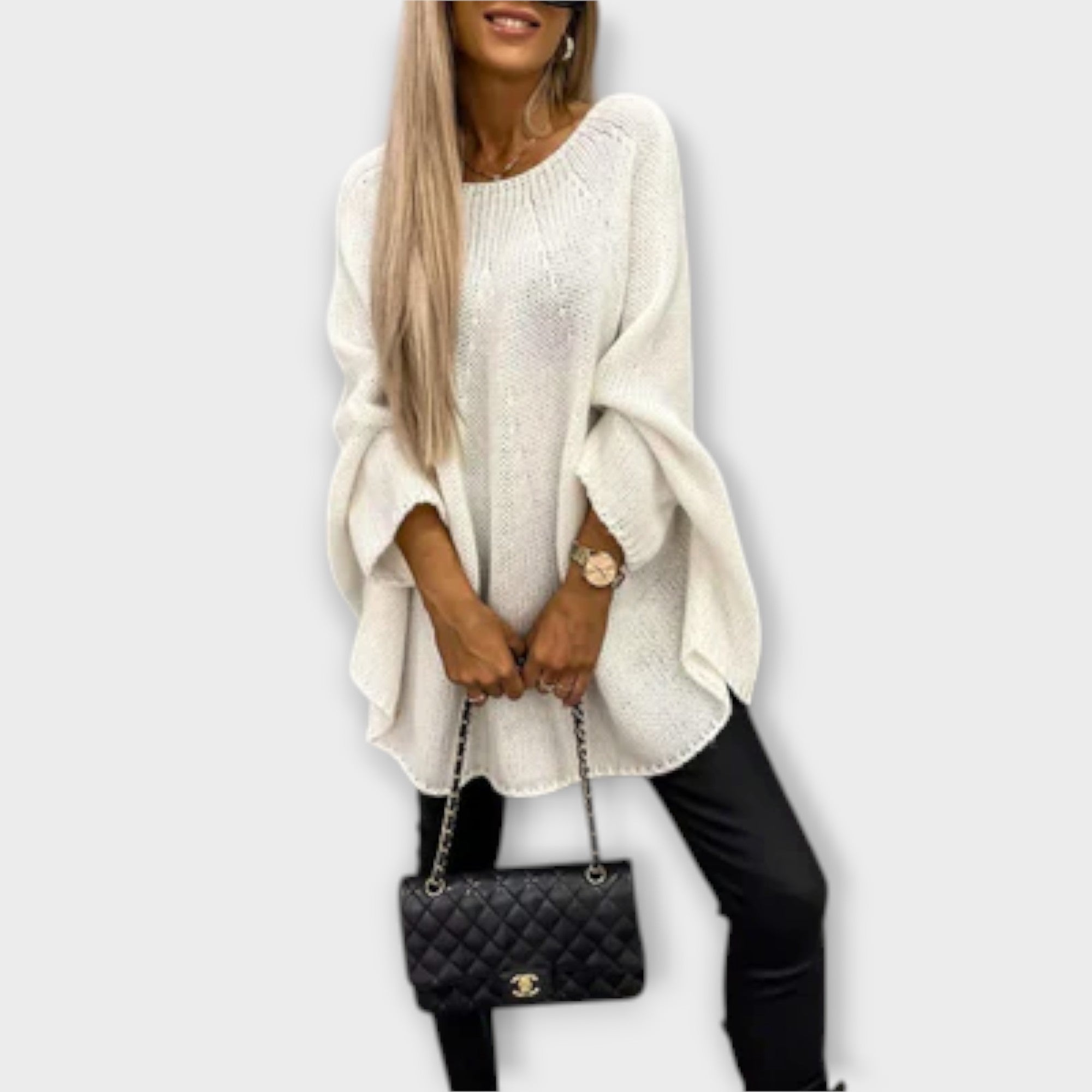 Izabel | Kényelmes női kötött pulóver