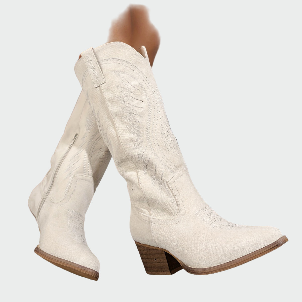 Jana – Stílusos Hímzett Western Csizmák