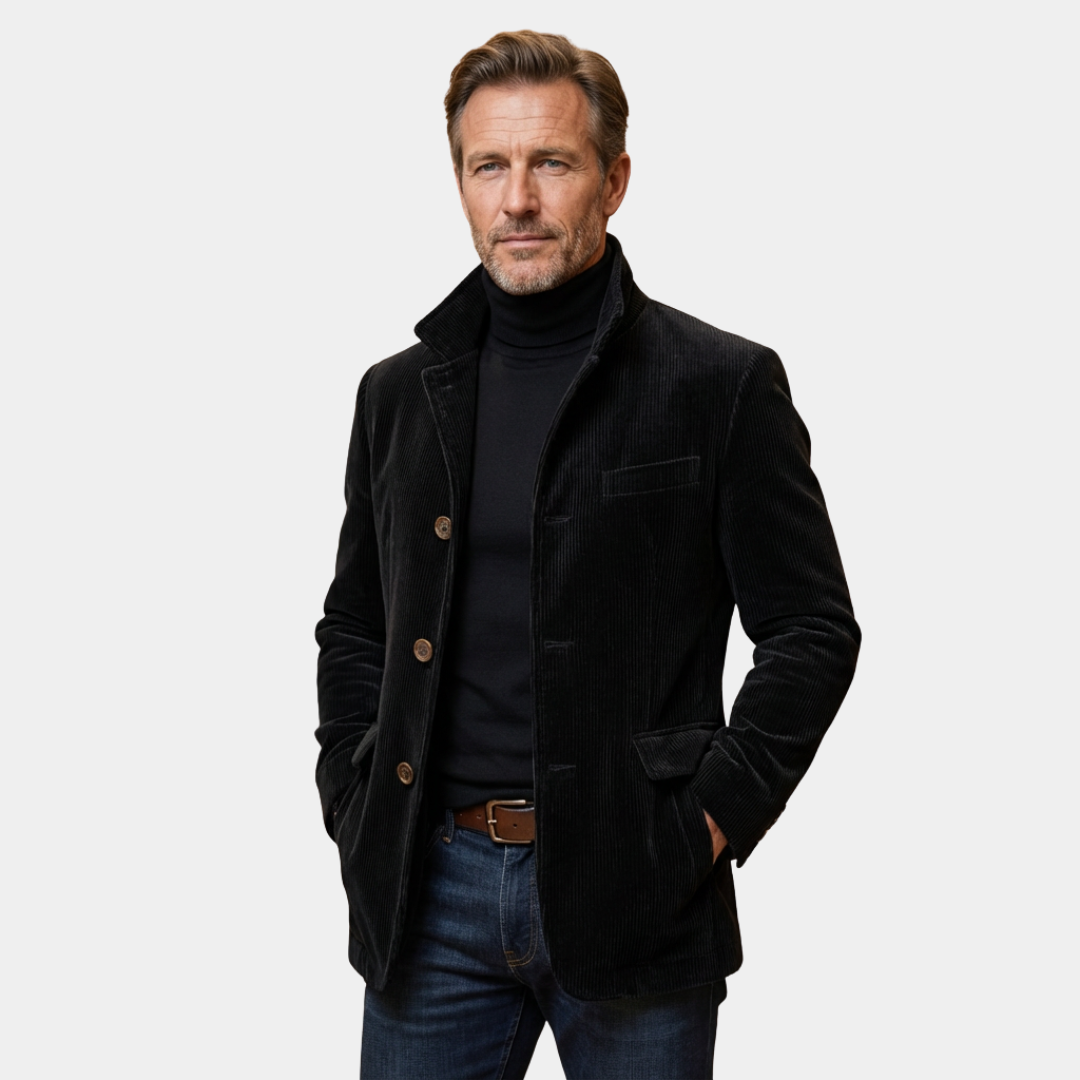 HENRIK™ | ELEGÁNS FÉRFI DZSEKI VINTAGE HATÁSÚ