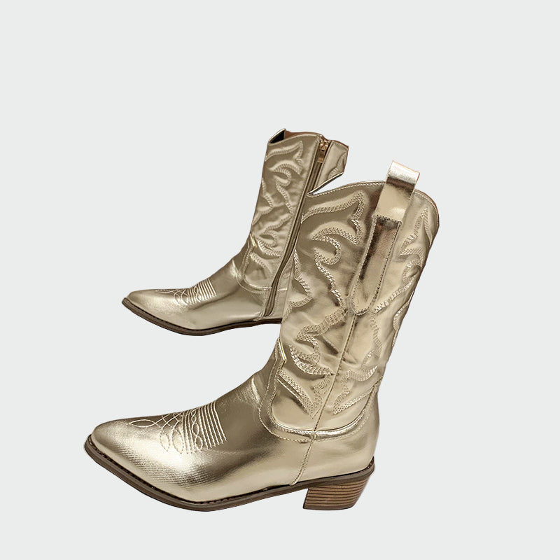Tereza – Fémes Cowboy Csizma