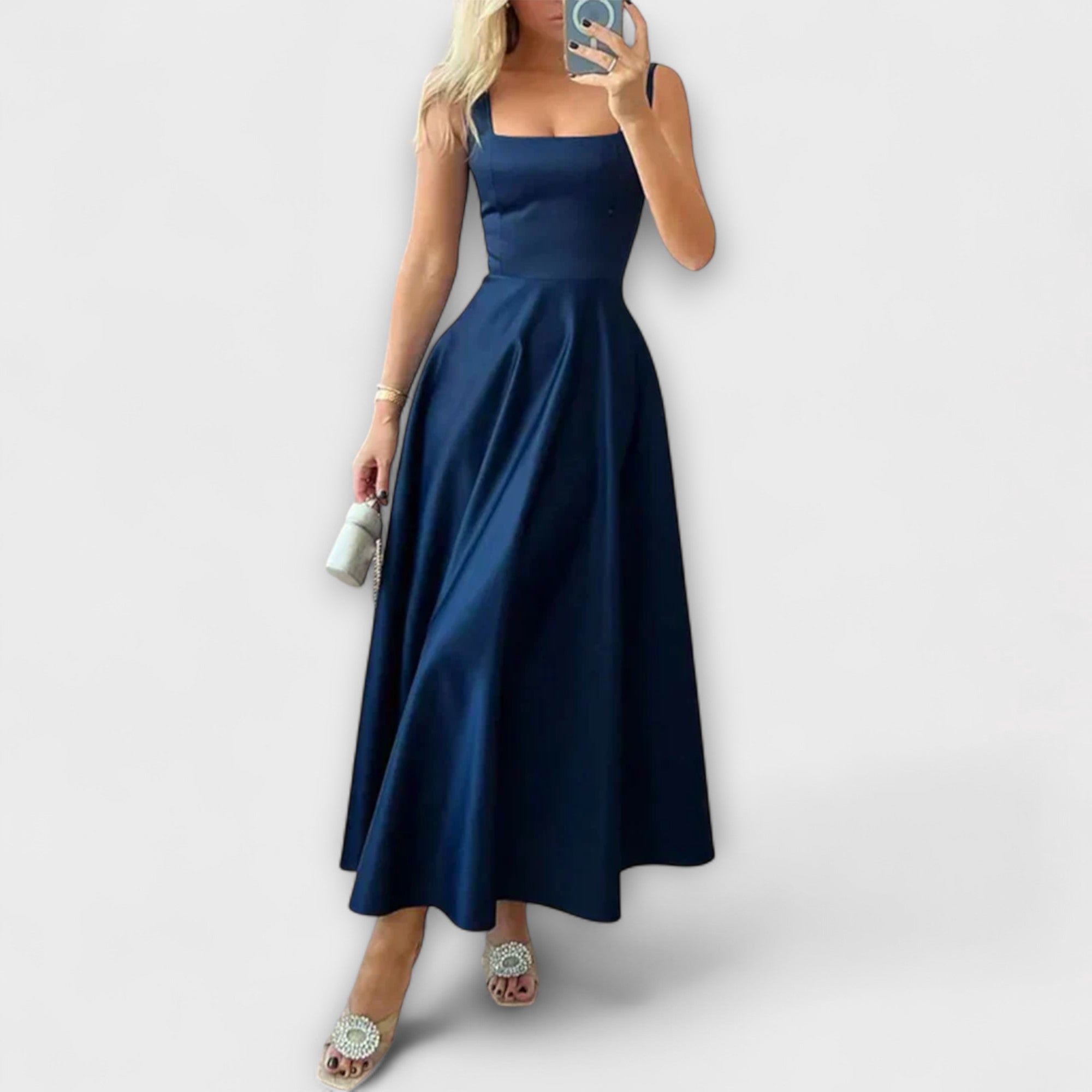 Lumea | Elegáns midi ruha selyemből
