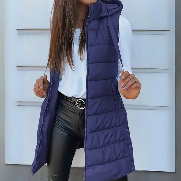 Rain | Kapucnis puffer mellény