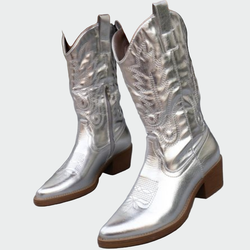 Tereza – Fémes Cowboy Csizma